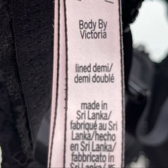 Body by Victoria Lace Demi Bra, Black - Picture 8 of 10